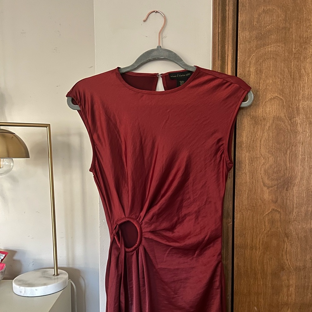 Elegant burnt orange/red Dress